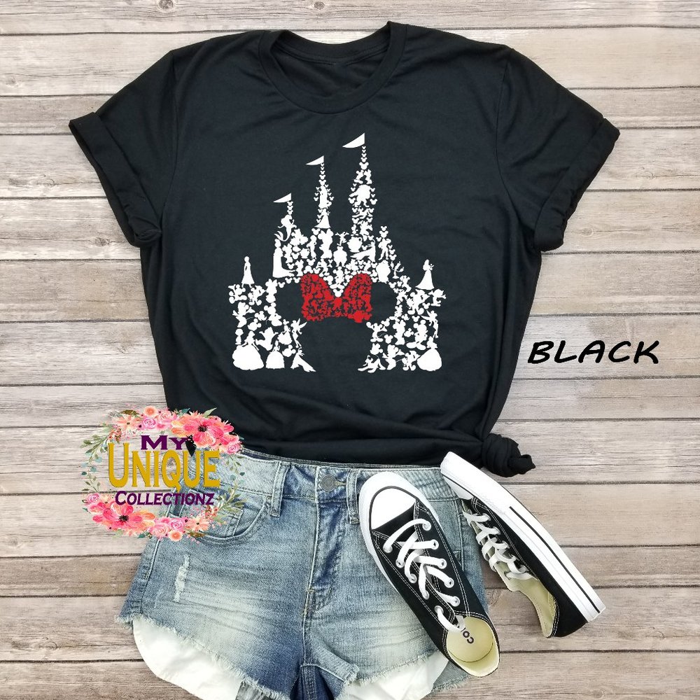 Disney Minnie Mouse Castle Shirt, Disney Shirts